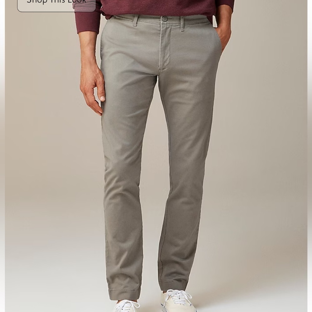 J crew mushroom 484 Slim-fit stretch chino pant